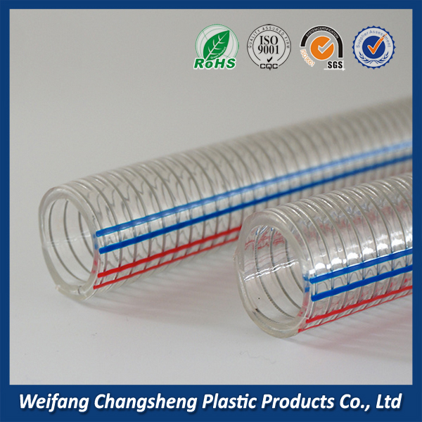 plastic steel wire reinforced soft hose supplier oem accepted
